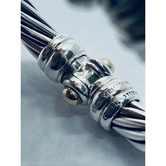 David Yurman Hinge Watch Case Bangle Bracelet 925 585 - Picture 4 of 16